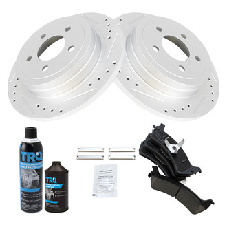 TRQ® - Performance Ceramic Rear Brake Kit