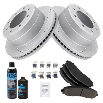 TRQ® - Performance Ceramic Rear Brake Kit