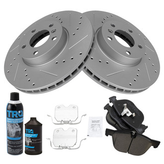 TRQ® - Performance Ceramic Front Brake Kit