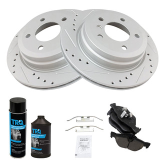 TRQ® - Performance Ceramic Rear Brake Kit