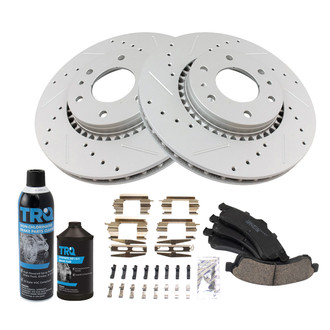 TRQ® - Performance Ceramic Front Brake Kit