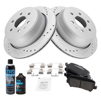 TRQ® - Performance Ceramic Rear Brake Kit