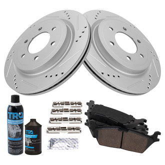 TRQ® - Performance Ceramic Rear Brake Kit
