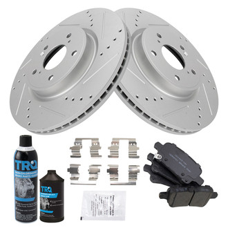 TRQ® - Performance Ceramic Front Brake Kit