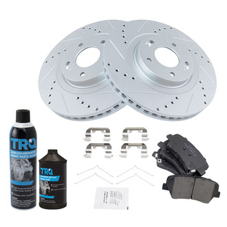 TRQ® - Performance Ceramic Front Brake Kit