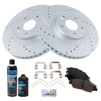 TRQ® - Performance Ceramic Front Brake Kit