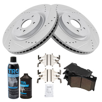 TRQ® - Performance Ceramic Front Brake Kit