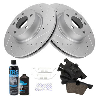 TRQ® - Performance Ceramic Front Brake Kit