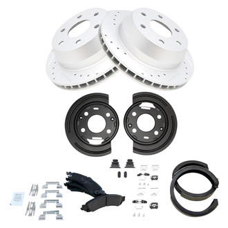 TRQ® - Performance Ceramic Rear Brake Kit
