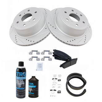 TRQ® - Performance Ceramic Rear Brake Kit