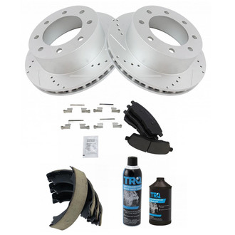TRQ® - Performance Ceramic Rear Brake Kit
