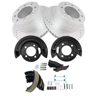 TRQ® - Performance Ceramic Rear Brake Kit