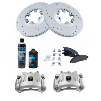 TRQ® - Performance Ceramic Front Brake Kit with Calipers