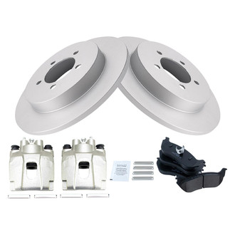 TRQ® - Rear Disc Brake Kit with Ceramic Pads and Calipers