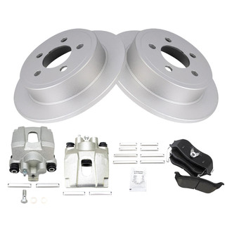 TRQ® - Rear Disc Brake Kit with Ceramic Pads and Calipers