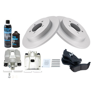 TRQ® - Rear Disc Brake Kit with Ceramic Pads and Calipers
