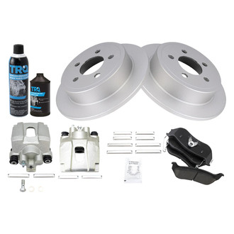 TRQ® - Rear Disc Brake Kit with Ceramic Pads and Calipers