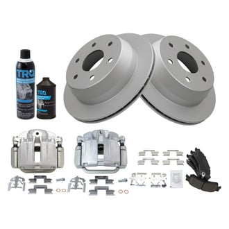 TRQ® - Rear Disc Brake Kit with Ceramic Pads and Calipers
