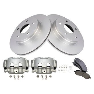 TRQ® - Front Disc Brake Kit with Ceramic Pads and Calipers