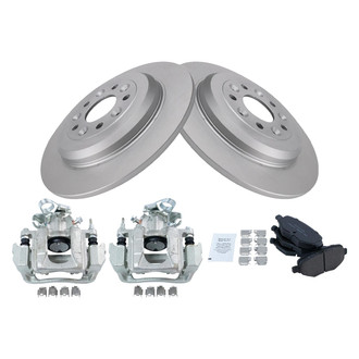 TRQ® - Rear Disc Brake Kit with Ceramic Pads and Calipers