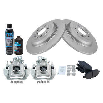 TRQ® - Rear Disc Brake Kit with Ceramic Pads and Calipers