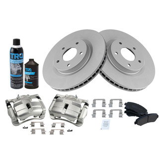 TRQ® - Front Disc Brake Kit with Ceramic Pads and Calipers