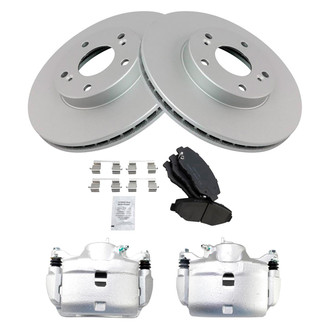 TRQ® - Front Disc Brake Kit with Ceramic Pads and Calipers