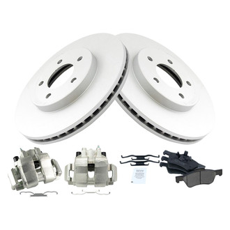 TRQ® - Front Disc Brake Kit with Ceramic Pads and Calipers