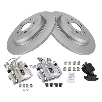 TRQ® - Rear Disc Brake Kit with Ceramic Pads and Calipers
