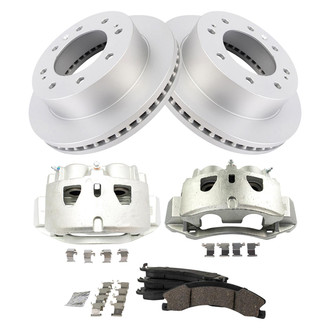 TRQ® - Front Disc Brake Kit with Ceramic Pads and Calipers