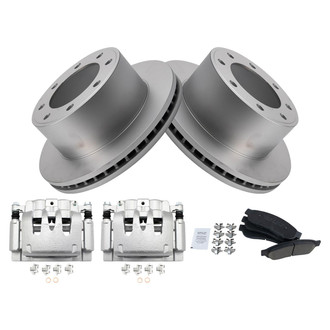 TRQ® - Rear Disc Brake Kit with Ceramic Pads and Calipers