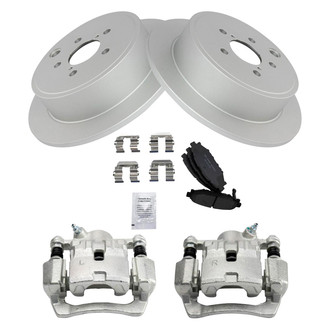 TRQ® - Rear Disc Brake Kit with Ceramic Pads and Calipers