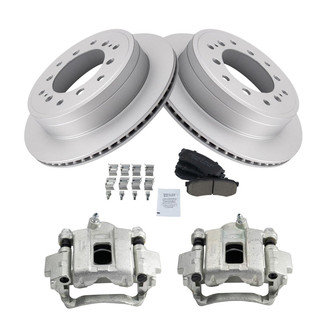 TRQ® - Rear Disc Brake Kit with Ceramic Pads and Calipers