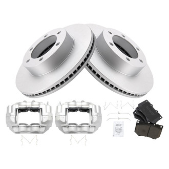 TRQ® - Front Disc Brake Kit with Ceramic Pads and Calipers
