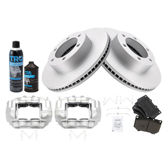 TRQ® - Front Disc Brake Kit with Ceramic Pads and Calipers