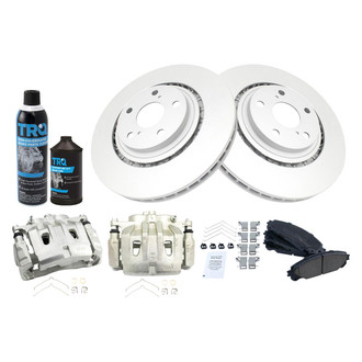 TRQ® - Front Disc Brake Kit with Ceramic Pads and Calipers