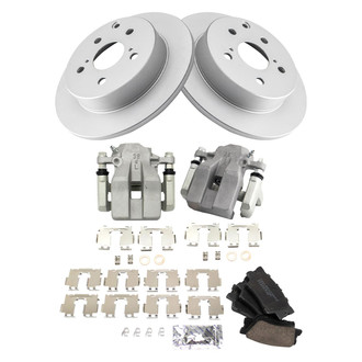 TRQ® - Rear Disc Brake Kit with Ceramic Pads and Calipers