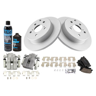 TRQ® - Rear Disc Brake Kit with Ceramic Pads and Calipers