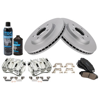 TRQ® - Front Disc Brake Kit with Ceramic Pads and Calipers