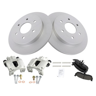 TRQ® - Rear Disc Brake Kit with Ceramic Pads and Calipers