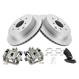 TRQ® - Rear Disc Brake Kit with Ceramic Pads and Calipers
