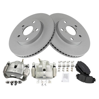 TRQ® - Front Disc Brake Kit with Ceramic Pads and Calipers
