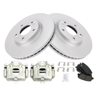 TRQ® - Front Disc Brake Kit with Ceramic Pads and Calipers