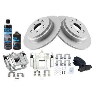 TRQ® - Rear Disc Brake Kit with Ceramic Pads and Calipers