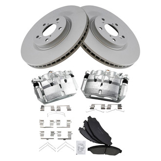 TRQ® - Performance Ceramic Front Brake Kit with Calipers