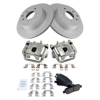 TRQ® - Rear Disc Brake Kit with Ceramic Pads and Calipers