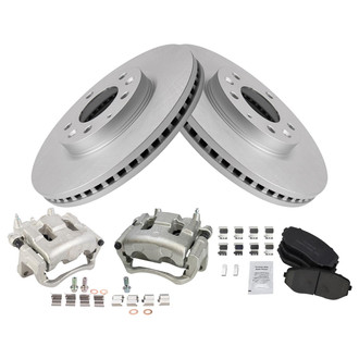TRQ® - Performance Ceramic Front Brake Kit with Calipers