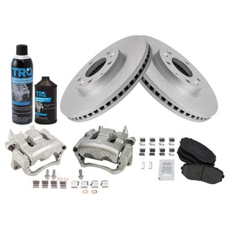 TRQ® - Performance Ceramic Front Brake Kit with Calipers