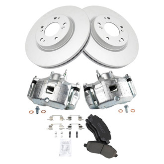 TRQ® - Performance Ceramic Front Brake Kit with Calipers