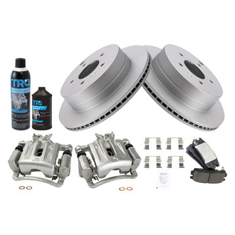 TRQ® - Rear Disc Brake Kit with Ceramic Pads